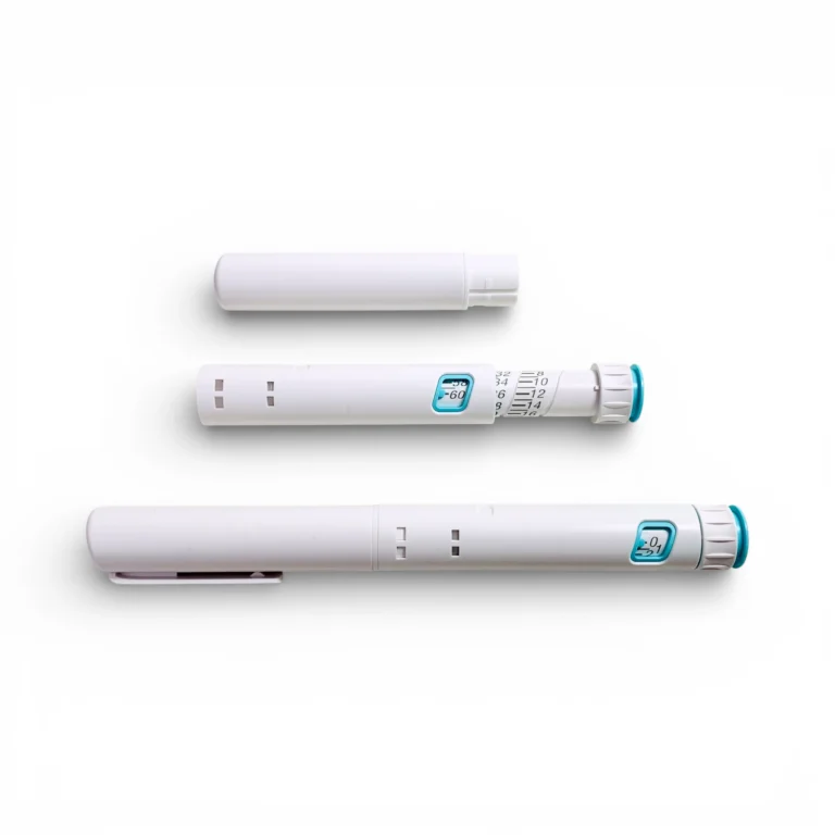 Disposable injection pen detail